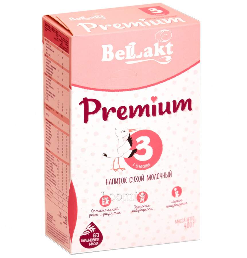 Сухая смесь Беллакт Premium 3 с 12 мес 400 г