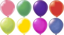 Воздушный шарик 12"/30см Пастель Ассорти 1 шт, цвет микс