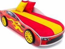 Кровать-машина Бондмобиль, красный