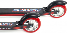 Лыжероллеры коньковые Shamov 04-3PU (620 мм), колеса полиуретан 100 мм, карбон - Фото 6
