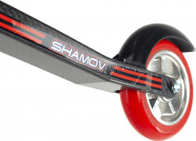 Лыжероллеры коньковые Shamov 04-3PU (620 мм), колеса полиуретан 100 мм, карбон - Фото 11