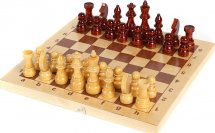 Шахматы Ладья-С гроссмейстерские деревянные фигурки с доской