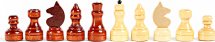 Набор шахматы Ладья-С обиходные в пакете и шахматная доска картон 31х31 см - Фото 6