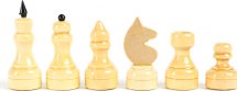 Набор шахматы Ладья-С обиходные в пакете и шахматная доска картон 31х31 см - Фото 7