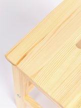 Табурет - лестница деревянная, из сосны без покрытия - Фото 7