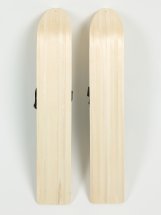 Комплект охотничьих лыж Маяк ОХОТНИК с креплением кожа с пяткой и чехлом 90х15 см, дерево - Фото 11