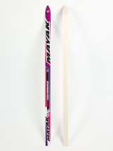 Лыжи подростковые беговые Маяк деревянные, 150 см, фиолетовые - Фото 2