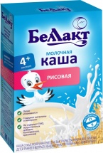 Каша Беллакт молочная рисовая с 4 мес 200 г