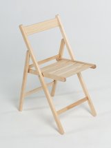 Комплект столик придиванный Leomik, дерево, 35.5 х 55.5 х 58 и стул складной СТАНДАРТ без покрытия, береза, с прямой спинкой, 2 шт - Фото 3