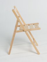 Комплект столик придиванный Leomik, дерево, 35.5 х 55.5 х 58 и стул складной СТАНДАРТ без покрытия, береза, с прямой спинкой, 2 шт - Фото 5