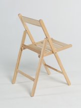 Комплект столик придиванный Leomik, дерево, 35.5 х 55.5 х 58 и стул складной СТАНДАРТ без покрытия, береза, с прямой спинкой, 2 шт - Фото 6