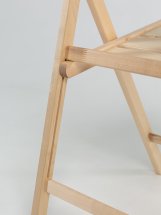 Комплект столик придиванный Leomik, дерево, 35.5 х 55.5 х 58 и стул складной СТАНДАРТ без покрытия, береза, с прямой спинкой, 2 шт - Фото 7