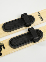 Комплект охотничьих лыж Маяк ОХОТНИК с креплением полимерным и чехлом 90х15 см, дерево - Фото 12