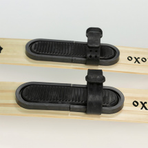 Комплект охотничьих лыж Маяк ОХОТНИК с полимерным креплением и чехлом 120х15 см, дерево - Фото 7