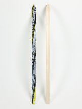 Лыжи детские беговые Маяк деревянные, 130 см, серые - Фото 2