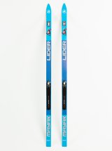 Лыжи подростковые беговые Маяк из дерево-пластика с креплениями NNN, 150 см, голубые - Фото 4