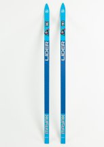 Лыжи подростковые беговые Маяк деревянные, 150 см, голубые - Фото 3