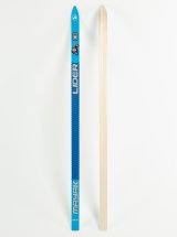 Лыжи подростковые беговые Маяк деревянные, 150 см, голубые - Фото 2