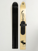 Комплект охотничьих лыж Маяк ОХОТНИК с полимерным креплением и чехлом 120х15 см, дерево-пластик - Фото 16