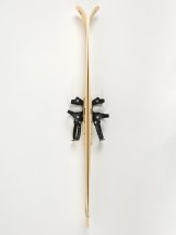 Комплект охотничьих лыж Маяк ОХОТНИК с полужестким креплением и чехлом 165х15 см, дерево - Фото 12