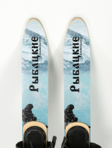 Комплект охотничьих лыж Маяк РЫБАЦКИЕ с креплением кожа с пяткой 120 х 11, дерево-пластик - Фото 10
