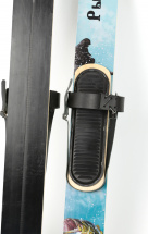 Комплект охотничьих лыж Маяк РЫБАЦКИЕ с креплением кожа с пяткой 120 х 11, дерево-пластик - Фото 12