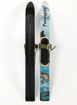 Комплект охотничьих лыж Маяк РЫБАЦКИЕ с креплением брезент 120 х 11, дерево-пластик - Фото 6