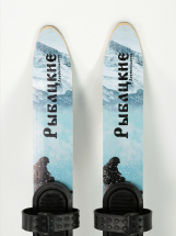 Комплект охотничьих лыж Маяк РЫБАЦКИЕ с полимерным креплением 120 х 11, дерево-пластик - Фото 14