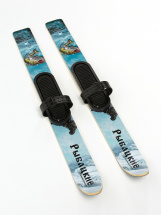 Комплект охотничьих лыж Маяк РЫБАЦКИЕ с полимерным креплением 120 х 11, дерево-пластик - Фото 8