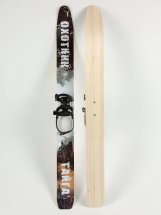 Комплект охотничьих лыж Маяк ТАЙГА с полужесткими креплениями 175х15 см, дерево, цветные - Фото 4