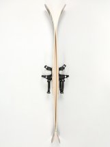 Комплект охотничьих лыж Маяк ТАЙГА с полужесткими креплениями 175х15 см, дерево, цветные - Фото 9