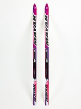 Лыжи подростковые беговые Маяк из дерево-пластика с креплениями NNN, 150 см, фиолетовые - Фото 4