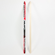 Лыжи подростковые беговые Маяк деревянные с креплениями NNN, 160 см, красно-бело-черные - Фото 7