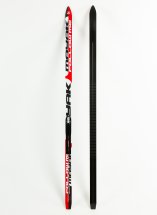 Лыжи подростковые беговые Маяк из дерево-пластика с креплениями NNN, 160 см, красно-бело-черные - Фото 3