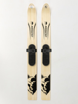 Комплект охотничьих лыж Маяк ОХОТНИК с полимерным креплением 155х15 см, дерево - Фото 4