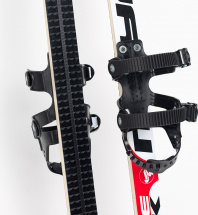 Лыжи подростковые беговые Маяк из дерево-пластика с универсальными креплениями, 160 см, красно-бело-черные - Фото 9