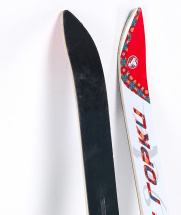 Лыжи подростковые беговые Маяк из дерево-пластика с универсальными креплениями, 140 см, красно-белые - Фото 14