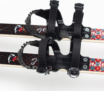 Лыжи подростковые беговые Маяк из дерево-пластика с универсальными креплениями, 140 см, красно-белые - Фото 16