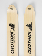 Комплект охотничьих лыж Маяк ОХОТНИК с полимерным креплением 165х15 см, дерево-пластик - Фото 7