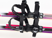 Лыжи подростковые беговые Маяк из дерево-пластика с универсальными креплениями, 150 см, фиолетовые - Фото 10