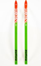 Лыжи детские беговые Маяк деревянные, 130 см, зелено-красные - Фото 2