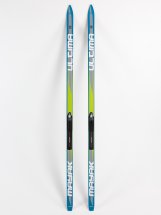 Лыжи подростковые беговые Маяк из дерево-пластика с креплениями NNN, 170 см, голубые - Фото 2