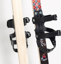 Лыжи подростковые беговые Маяк деревянные с универсальными креплениями, 140 см, красно-белые - Фото 10