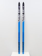 Лыжи подростковые беговые Маяк из дерево-пластика, 160 см, черно-синие - Фото 3