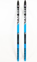 Лыжи подростковые беговые Маяк из дерево-пластика с креплениями NNN, 160 см, черно-синие - Фото 2