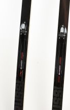 Лыжи подростковые беговые Маяк из дерево-пластика с креплениями NNN, 160 см, красно-черные - Фото 5