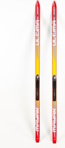 Лыжи подростковые беговые Маяк из дерево-пластика с креплениями NNN, 170 см, красно-желтые - Фото 2