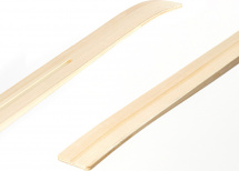 Х Лыжи подростковые беговые Маяк деревянные с креплениями NNN, 160 см, желто-черные - Фото 8