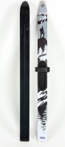 Комплект охотничьих лыж Маяк ЛЕСНЫЕ с полимерным креплением 175х11 см, дерево-пластик - Фото 3