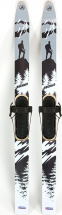 Комплект охотничьих лыж Маяк ЛЕСНЫЕ с креплением кожа с пяткой 175х11 см, дерево-пластик - Фото 2